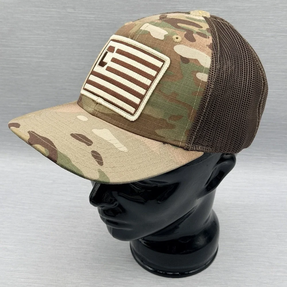 Camo Baseball Cap Hunting Trucker Adjustable Adult Army Fishing Outdoor Lot of 6